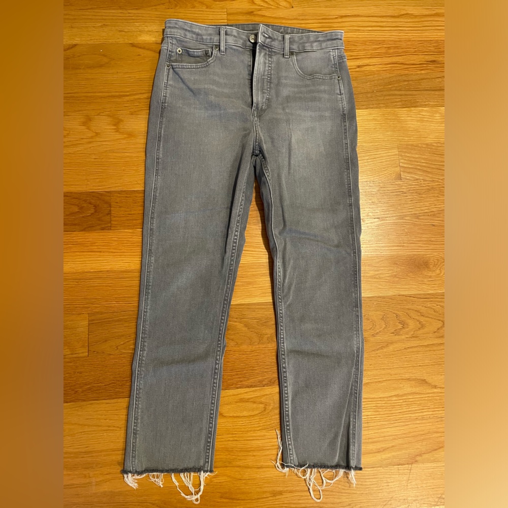 Vintage Slim Sky High Jeans with Washwell in Sky Grey